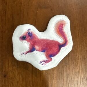 Lovevery Quilted Critter Pockets Matching Toy Squirrel Replacement Piece Only